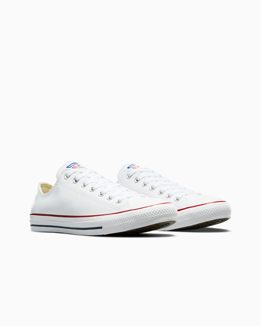 Tenisi Barbati Converse Chuck Taylor All Star Piele Albi | RO A13LOC418